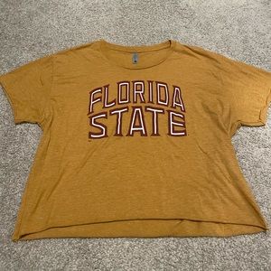 FSU cropped T-shirt size large! Great condition!